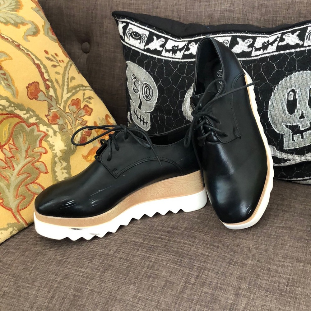Faux Leather Platform Loafer